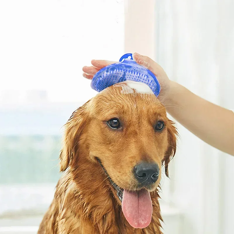 แปรงอาบน้ำสัตว์เลี้ยงซิลิโคนนุ - Pet Supplies Grooming บทวิจารณ์และราคา