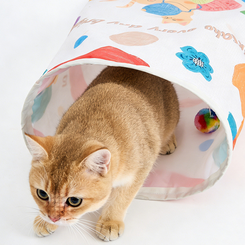 ของเล่นแมวแบบกระดาษขายดี ท่อแม - Cat Tunnel Toy บทวิจารณ์และราคา