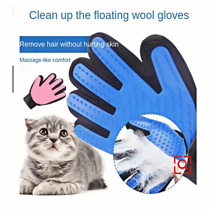 ถุงมือหวีขนสัตว์เลี้ยง ถุงมือท - Pet Supplies Warehouse บทวิจารณ์และราคา