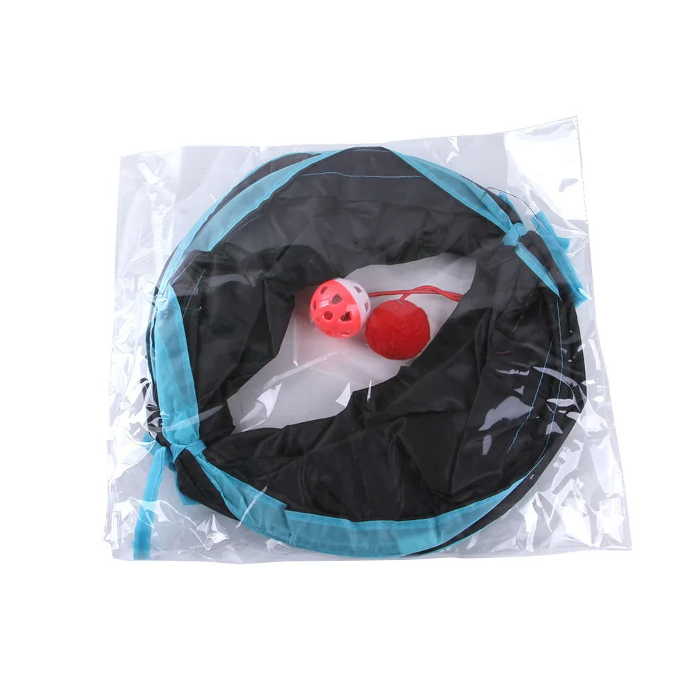 อุโมงค์แมวแบบพับได้ อุปกรณ์สำห - Cat Tunnel Toy บทวิจารณ์และราคา