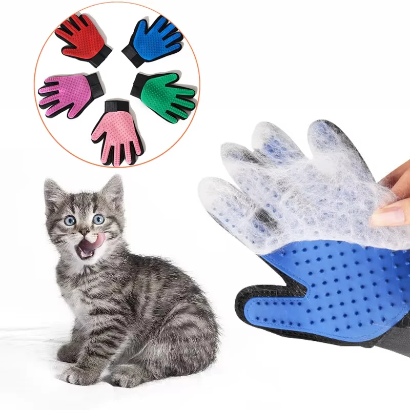 ถุงมือสัตว์เลี้ยง Cat Grooming - Pet Supplies Grooming บทวิจารณ์และราคา