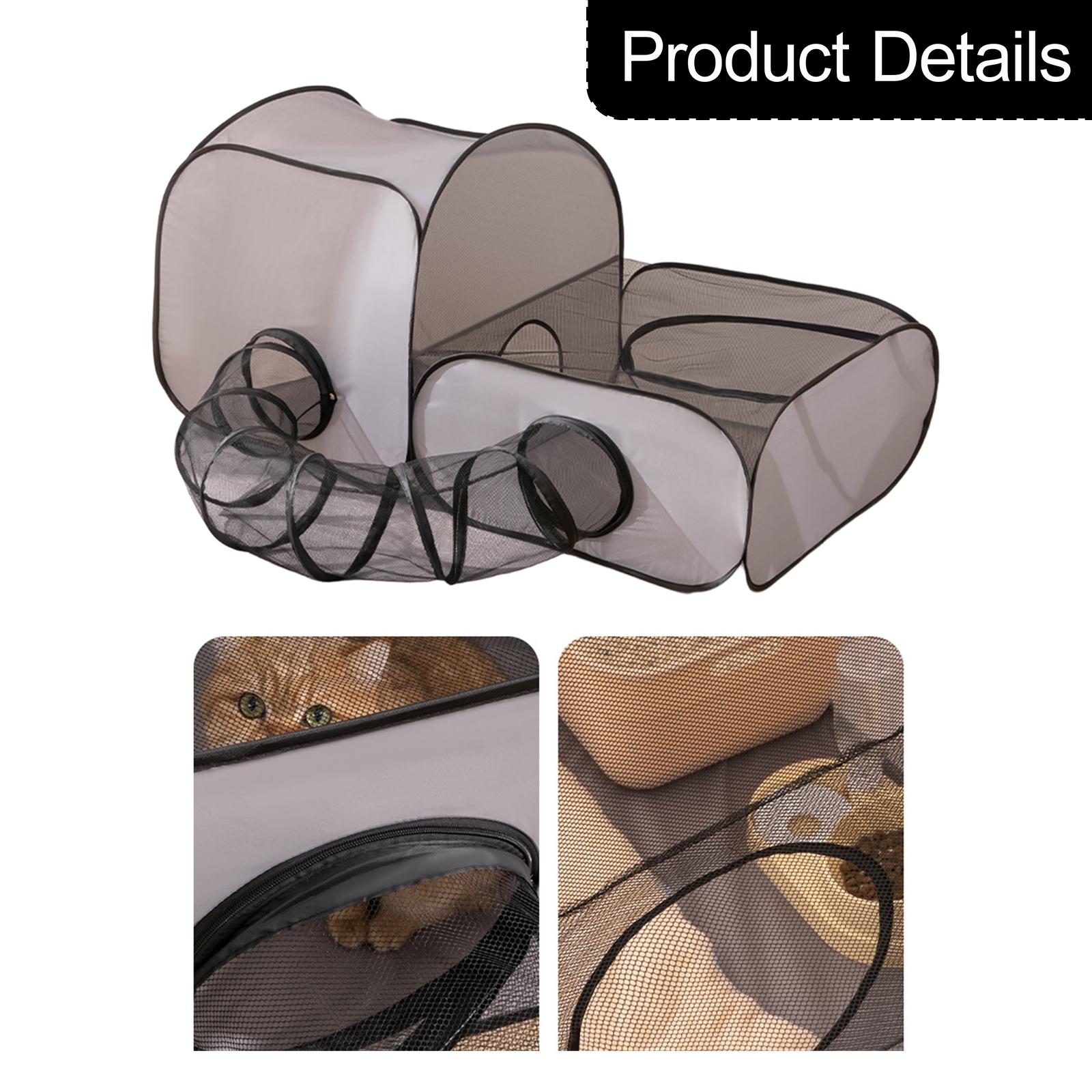 แมวหลอดอุโมงค์กรงบ้านพับแบบพกพ - Cat Tunnel Toy บทวิจารณ์และราคา