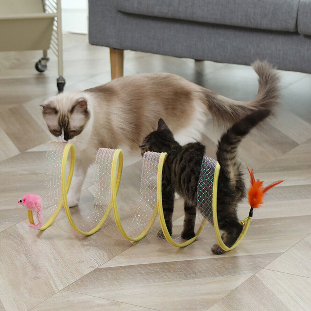 พับอุโมงค์แมว S ประเภทอุโมงค์แ - Cat Tunnel Toy บทวิจารณ์และราคา