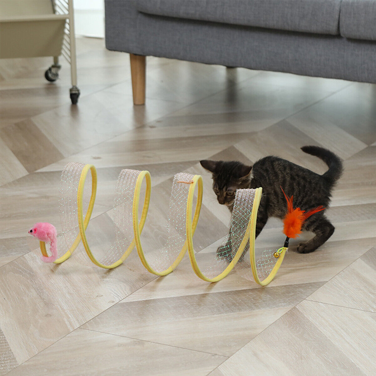 พับอุโมงค์แมว S ประเภทอุโมงค์แ - Cat Tunnel Toy บทวิจารณ์และราคา