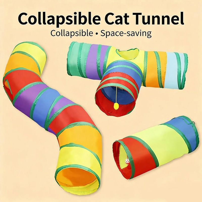 อุโมงค์แมว ท่อเล่นสำหรับสัตว์เ - Cat Tunnel Toy บทวิจารณ์และราคา