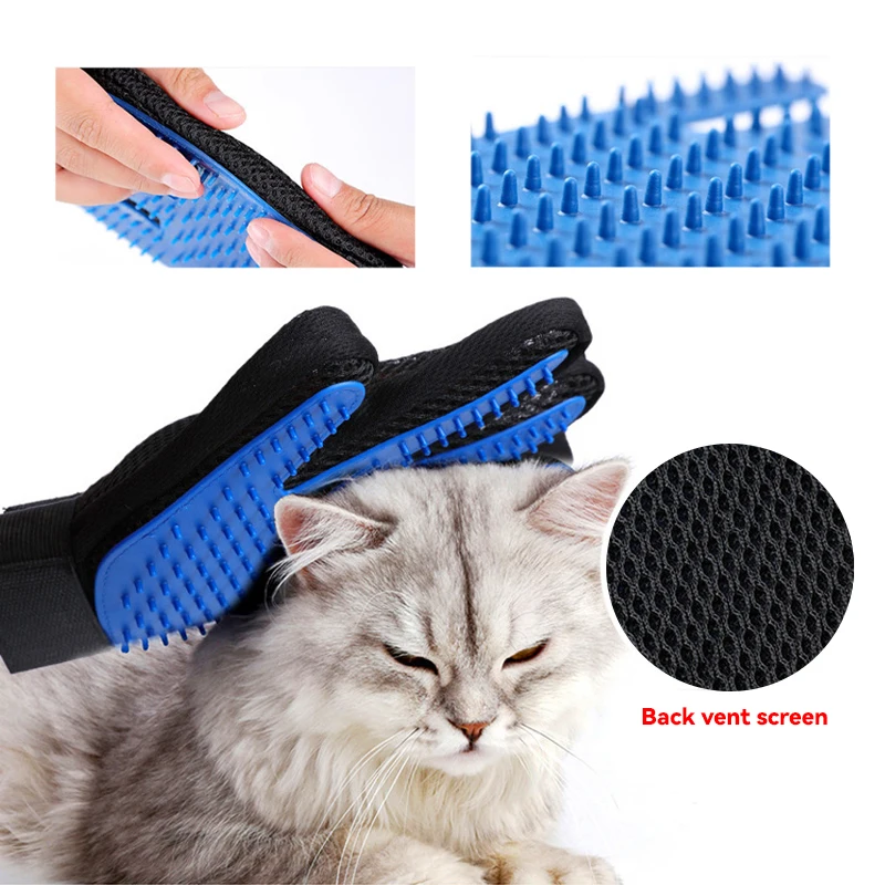 ถุงมือหวีขนสัตว์เลี้ยง ถุงมือท - Pet Supplies Warehouse บทวิจารณ์และราคา